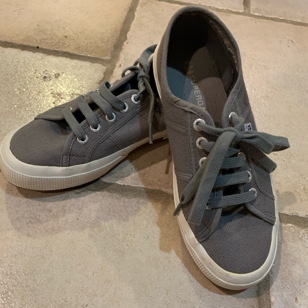Superga Gray Classic Sneakers